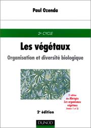 Cover of: Les végétaux  by Ozenda