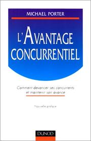 Cover of L' avantage concurrentiel