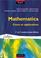 Cover of: Mathematica, cours et applications 