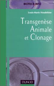 Cover of: Transgenèse animale et clonage