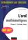 Cover of: L'oral mathématiques 