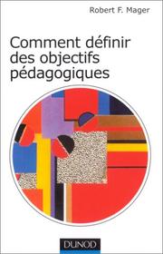 Cover of: Comment définir les objectifs pédagogiques