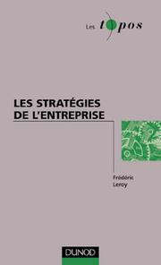 Cover of: Topos les strategies de l entreprise by Leroy
