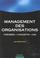 Cover of: Management des organisations 