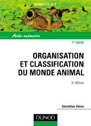 Cover of: Organisation et classification du règne animal