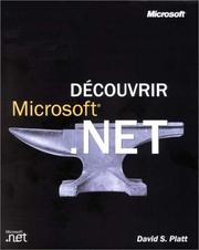 Cover of: Découvrir Microsoft .Net by David S. Platt