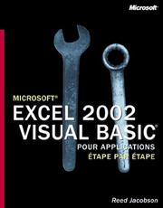 Cover of: Excel 2002 Visual Basic Application Etape par Etape