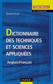 Cover of: Dictionnaire des techniques et sciences appliquées (Anglais - Français)
