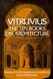 Cover of: The Ten Books on Architecture by Vitruvius Pollio