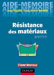 Cover of: Aide mémoire - resistance des materiaux