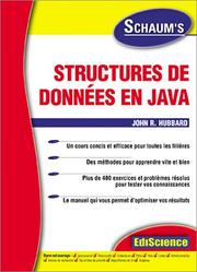 Cover of: Structures de données en Java