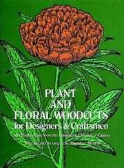 Cover of: Plant and floral woodcuts for designers and craftsmen by selected and arr. by Theodore Menten.