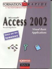 Cover of: Access 2002 : Visual Basic Applications