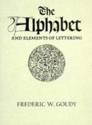 Cover of: Alphabet and Elements of Lettering