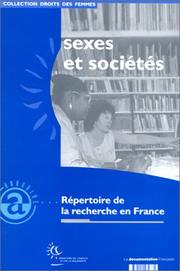 Cover of: Sexes et sociétés: Répertoire de la recherche en France