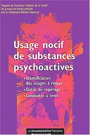 Cover of: Usage nocif substances psychoactives