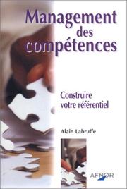 Management des compétences by Alain Labruffe