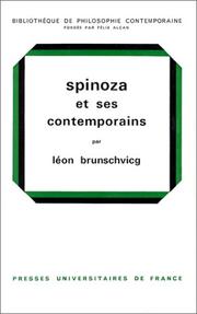 Cover of: Spinoza et ses contemporains, 4e édition