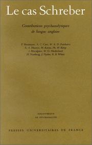 Cover of: Le cas Schreber (Ancien prix Ã©diteur : 34.00 Â - Economisez 50 %) by F. Baumeyer, Eduardo Prado de Oliveira