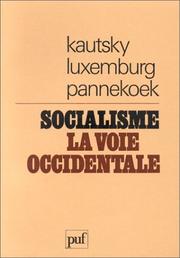 Cover of: Socialisme, la voie occidentale