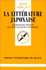 Cover of: La littérature japonaise
