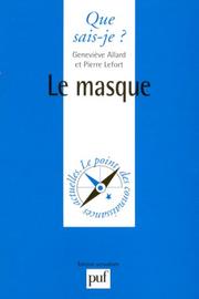 Cover of: Le Masque