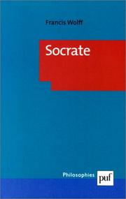 Cover of: Socrate by Francis Wolff