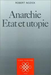 Cover of: Anarchy, State, and Utopia