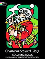 Cover of: Christmas Stained Glass Coloring Book
