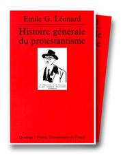 Histoire générale du protestantisme by Quadrige