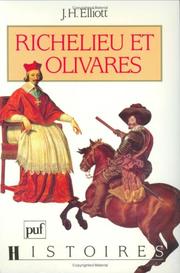 Cover of: Richelieu et Olivarès by John H. Elliot