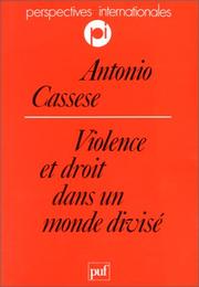 Cover of: Violence et droit dans un monde divisé