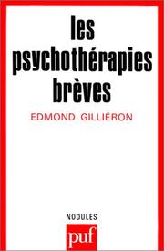 Cover of: Les Psychothérapies brèves