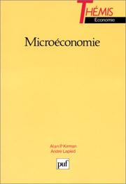 Cover of: Microéconomie