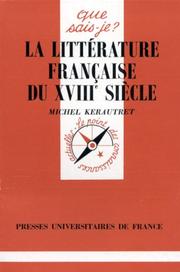 Cover of: La Literature Francaise