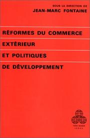 Cover of: Réformes du commerce extérieur et politiques de développement