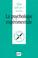 Cover of: La psychologie expérimentale