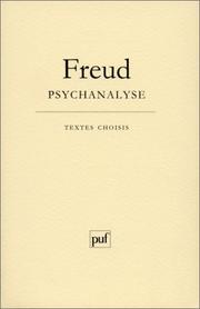 Cover of: Psychanalyse