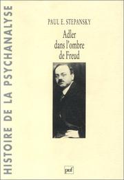 Cover of: Adler dans l'ombre de Freud