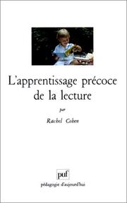 Cover of: L'apprentissage précoce de la lecture, 5e édition