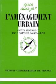 Cover of: L'Aménagement urbain