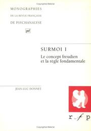 Cover of: Surmoi