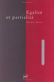 Cover of: Égalité et partialité