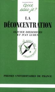 Cover of: La Déconcentration