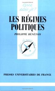 Cover of: Les régimes politiques