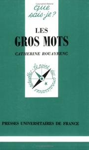 Cover of: Les Gros Mots by Catherine Rouayrenc