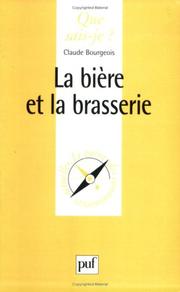 Cover of: La Bière et la Brasserie