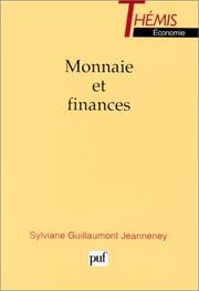 Cover of: Monnaie et finances