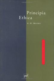Cover of: Principa ethica by George Edward Moore