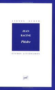 Cover of: Jean Racine : Phèdre